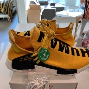 Brand new Adidas Human Race Yellow sz 11